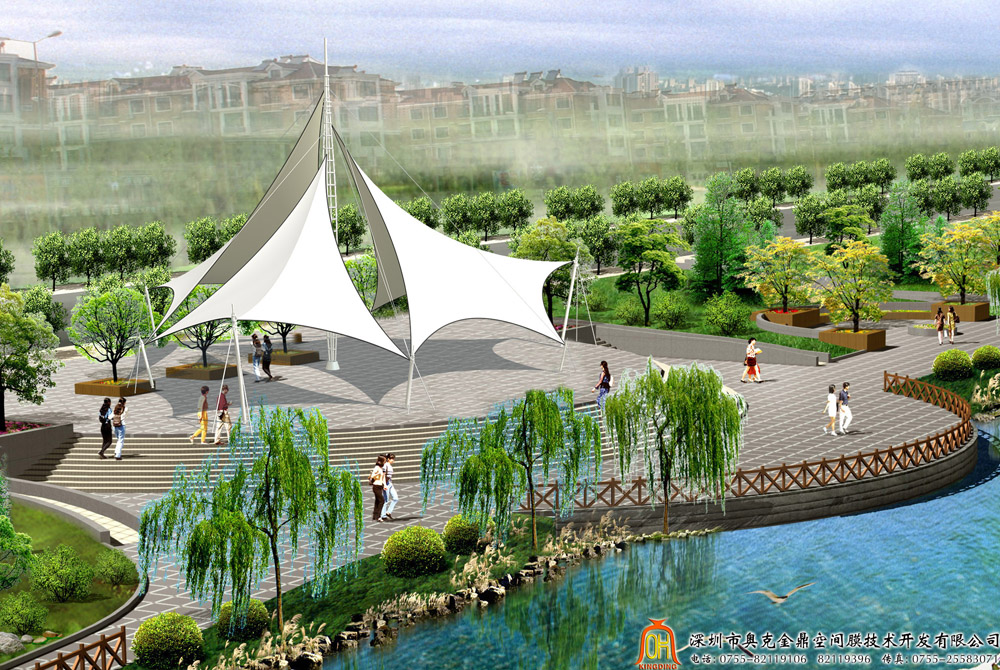 廣場(chǎng)表演舞臺(tái)膜